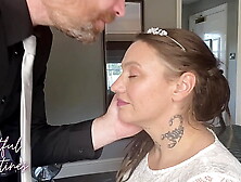 Cream-pie pregnant daughter in law minutes before her wedding