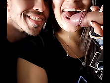 Wifey with sperm mouth kisses her hubby like Luana Kazaki Arthur Urso