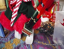 Elf Girlfriend Fucks Big Cock Bf On Xmas