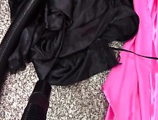 Vacuum Eats Satin Clothes