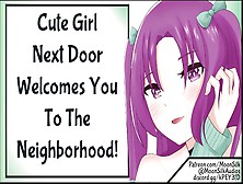 Alluring Slut Next Door Welcomes You To The Neighborhood! [Sfw] [Wholesome]