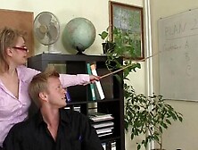 Hot Mature Office Boss Rides His Big Cock