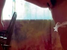 Horny housemaid fucks her pussy till she squirts while homeowners are away!