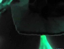 Secret spying of the yellow panty upskirt