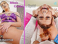 Alexis Crystal In Spit! - Vrplayful