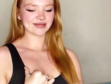 Public Facial For A Redhead Amateur Babe At The Bar!