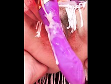 Nico Robin cosplay fucks until she squirts - creamy double toy play ends in a wet explosion