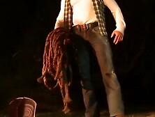 Bondaged BDSM Threesome with extreme memory - Tyger Blonde & Tobey Maguire