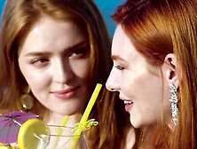 Sexy Senorita Seductions Jia Lissa and Lacy Lennon Poolside Pregame with Alberto Blanco