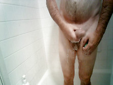 Washing My Huge Prick In The Douche