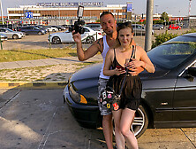 Candy Alexa got boned by Andy Star in an abandoned airport hangar! - Hitzefrei