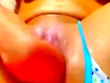 Asian Amateur Rosebud Fists Herself