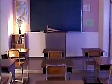 Japanese Girls In A Classroom