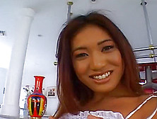Cute Asian Lyla Gets Both Holes Drilled In MMF Threesome