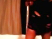 Ebony twerk in Hot Poledance