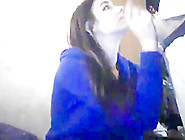 college girl brunette hairjob and blowjob long hair hair