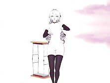 Big Ass Girl - Hot Full Nude Dance In Sexy Stockings (3D HENTAI)