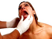 Passionate hottie with shaved pussy Rita feels pleasure in her crack