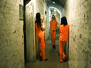 Lesbian prison sex scene with hot busty cellmates Lou Lou & Roxi Keogh