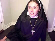 Tender Nadia Foxx's nun dirt