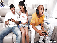 Gorgeous slutty teen thrilling porn video