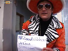 Verona krijgt een diepte interview tijdens het NK zaadslikken