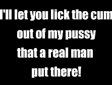 You don't deserve to fuck me / AUDIO ONLY JOI