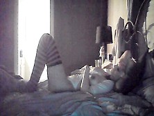 Luvs2cumm69 Fucks J.  Lea-ann Cums,  His Blonde Big Tit Wife,  Eats All Of Her Cum & Cums In Her Pussy