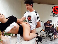 Wild Salome Gil at silicone tits trailer