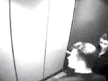 Hidden Cam - Blowjob in Elevator