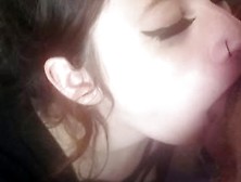 18 yo slut massages my dick with her mouth