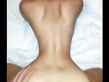 Asian hottie with tiny waist fucked pov doggystyle