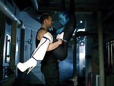 Fucking A Blue Extraterrestrial Hottie In This Porn Parody