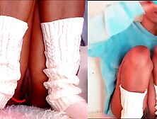 Riding a sex toy when reading a book