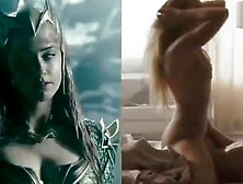 Super Heroines Heaven – Dressed vs Undressed (Amber Heard,  Anne Hathaway,  Gal Gadot,  Halle Berry,  January Jones,  Jennifer