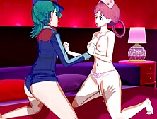 Pokemon - Nurse Joy X Officer Jenny Threesome
