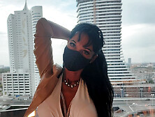 An exclusive hotel.  I dress elegantly with tight wise dress...  haha still.