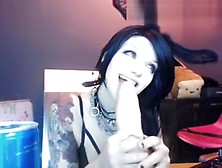 cute emo girl on cam
