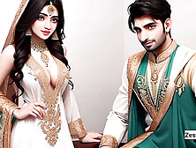 Desi Indian School Girl Hardcore Threesome Sex and Multiple Cumshots on Face