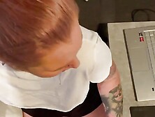 Sloppy Blowjob at the Work!