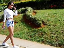 Amateur skinny Latina first time anal banging with random dude!