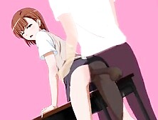 Misaka Mikoto From Behind Standing [Akino]