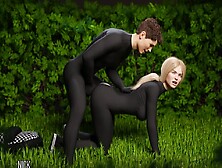 University Of Problems 197 - Hot Fuck Hidden In The Bushes By Redlady2K - Car Toon