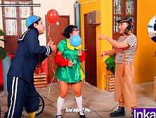 Seu Madruga has sex with Dona Florinda during the time that Kiko watches,  and then has a fit of rage.