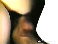 white whore taking a black monster cock in her ass