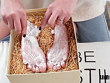 Chinese Feet In Box