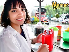 MamacitaZ - Skinny Amatuer Hispanic Teeny Picked up from Work to get Banged