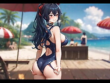 Bluring the walls [ ROMANCE Cartoon Game ] Ep. 7 EXHIB LOVERS at the BEACH !