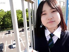 Cute Japanese Shoolgirl.  Nice Tits And Cute Face