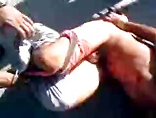 Guy stripped by friends